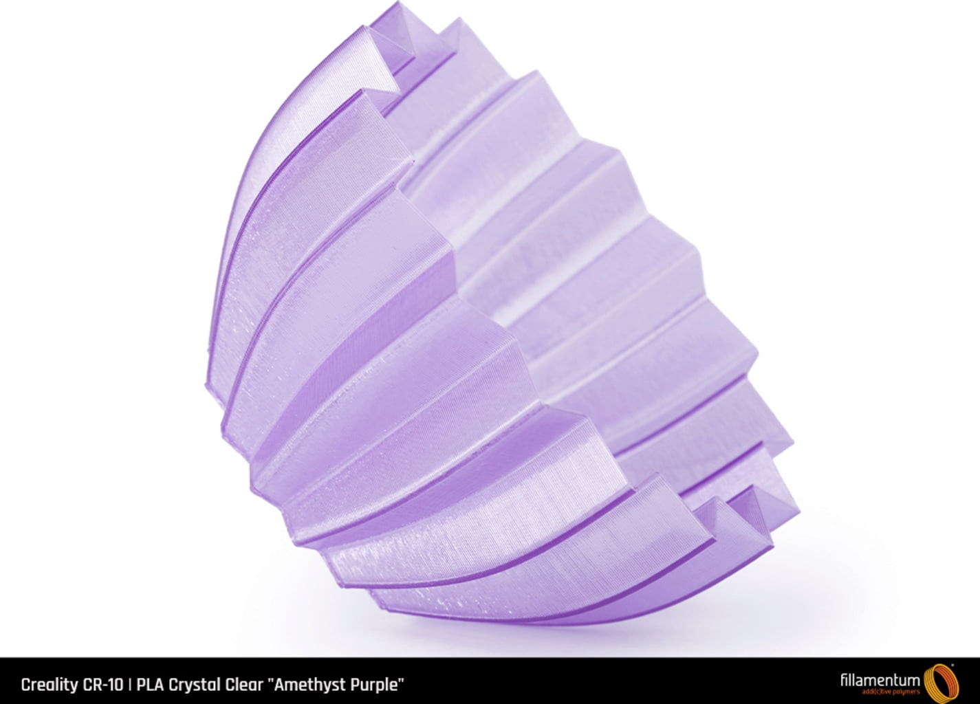 Fillamentum PLA Crystal Clear Amethyst Purple - 1,75 mm