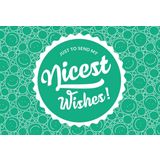 3DJAKE Voščilnica "Nicest Wishes!"