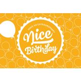 3DJAKE Tarjeta de Felicitación "Nice Birthday!"