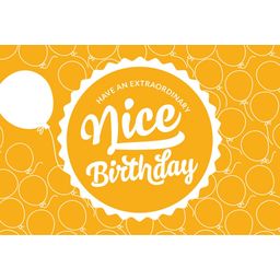 3DJAKE Carte de Vœux "Nice Birthday!"