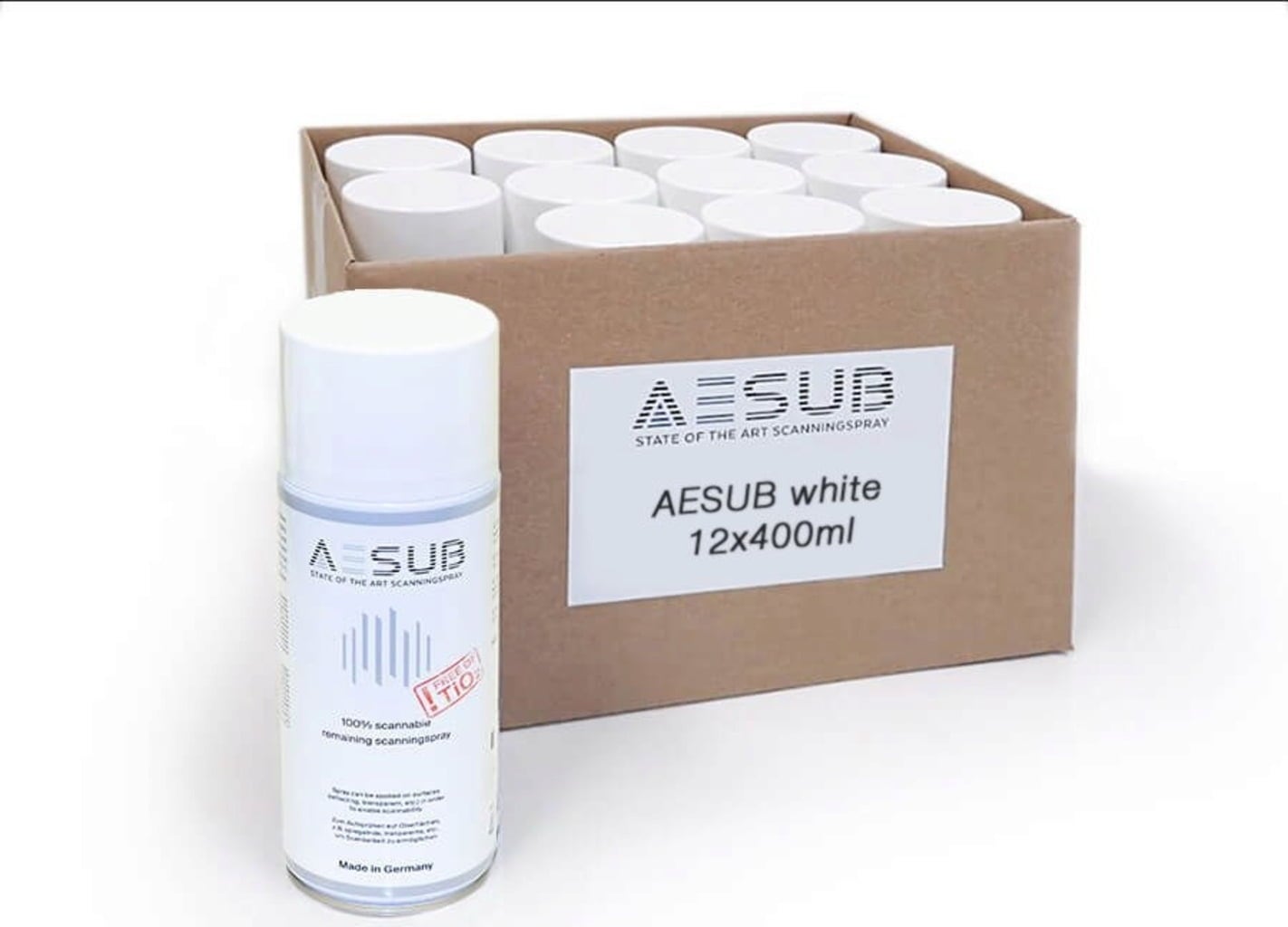AESUB White Scanning Spray - 400 ml