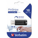 Verbatim USB-Minne PinStripe - 16 GB