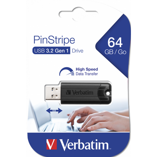 Verbatim USB-Stick PinStripe - 64 GB