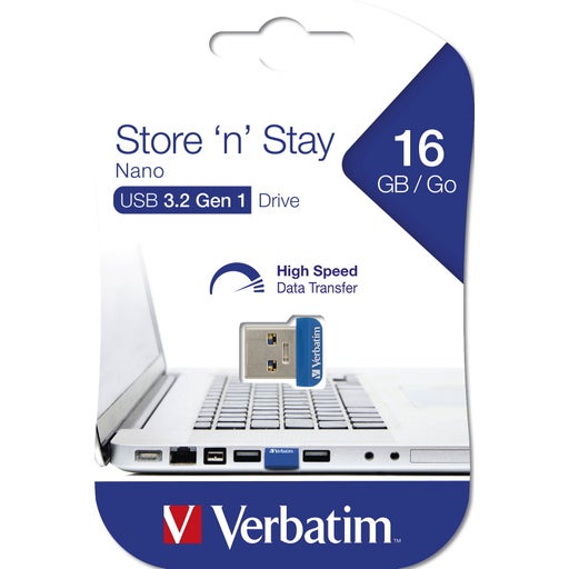 Verbatim USB-Stick Nano USB 3.2 - 16 GB