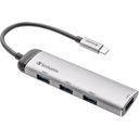 Verbatim USB-C Multiport -keskitin - 1 Kpl