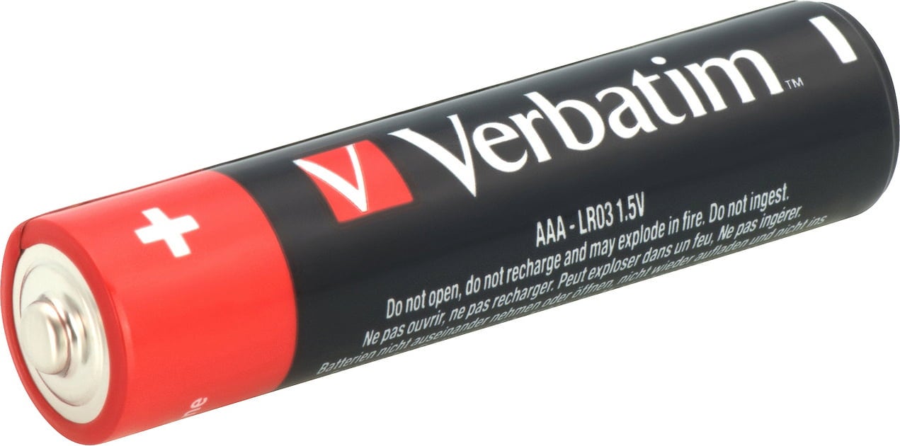 Verbatim AAA‑Alkalibatterien