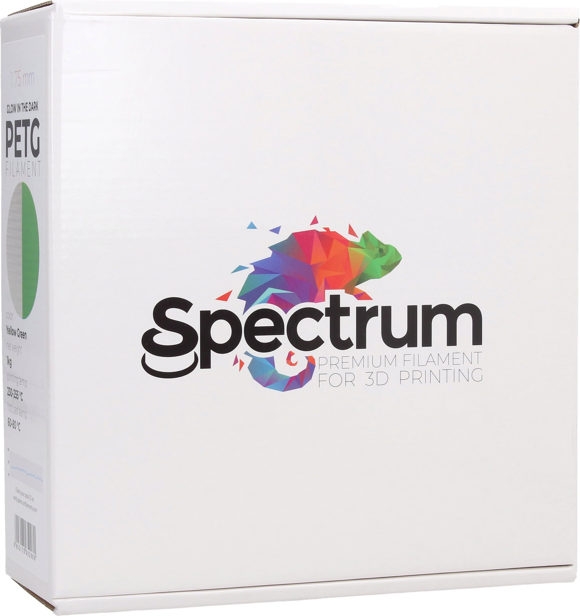 Spectrum PET-G Glow in the Dark Yellow-Green