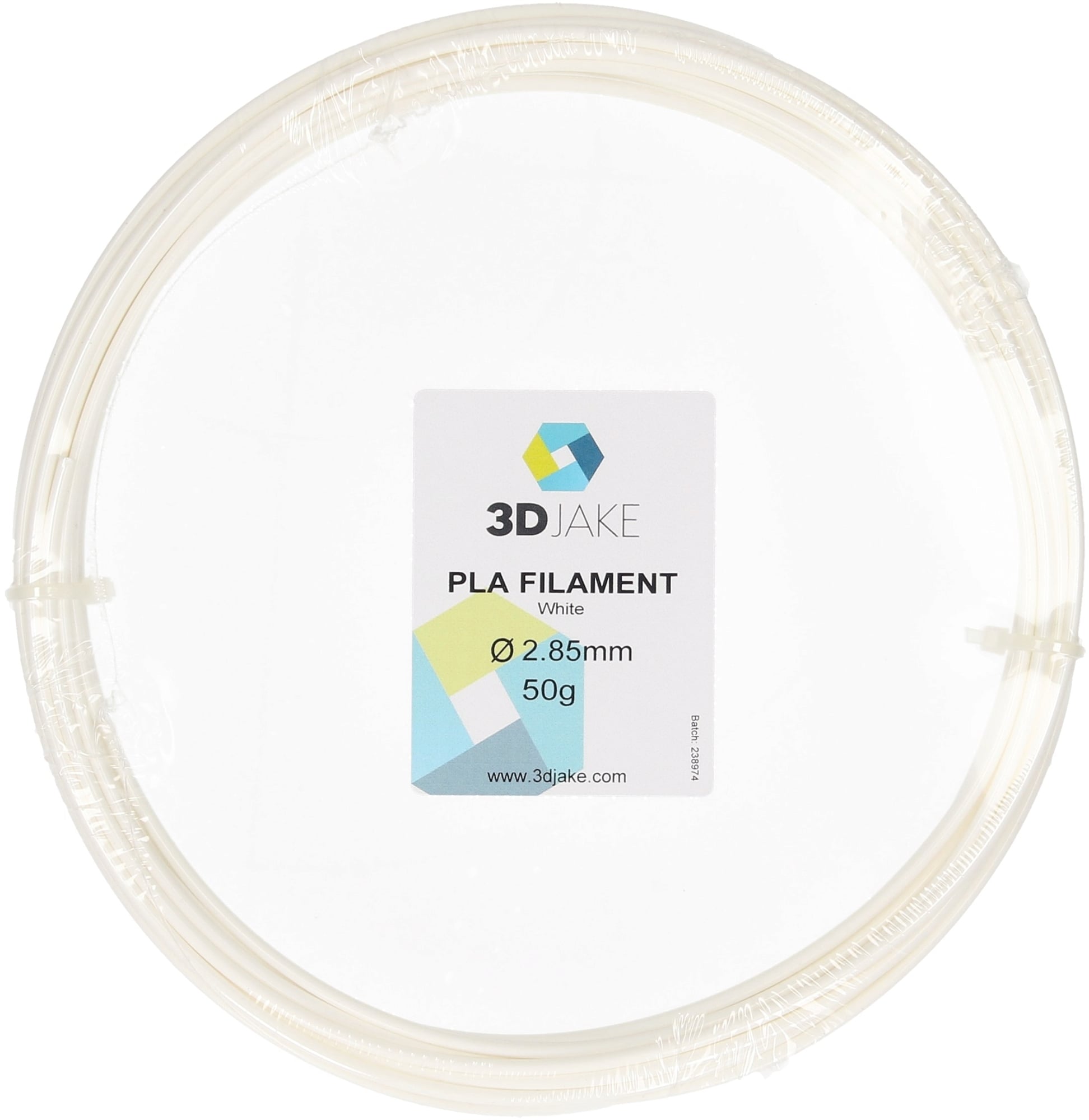 3DJAKE PLA White - Muster 50g