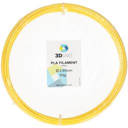 3DJAKE PLA Yellow - vzorka 50g