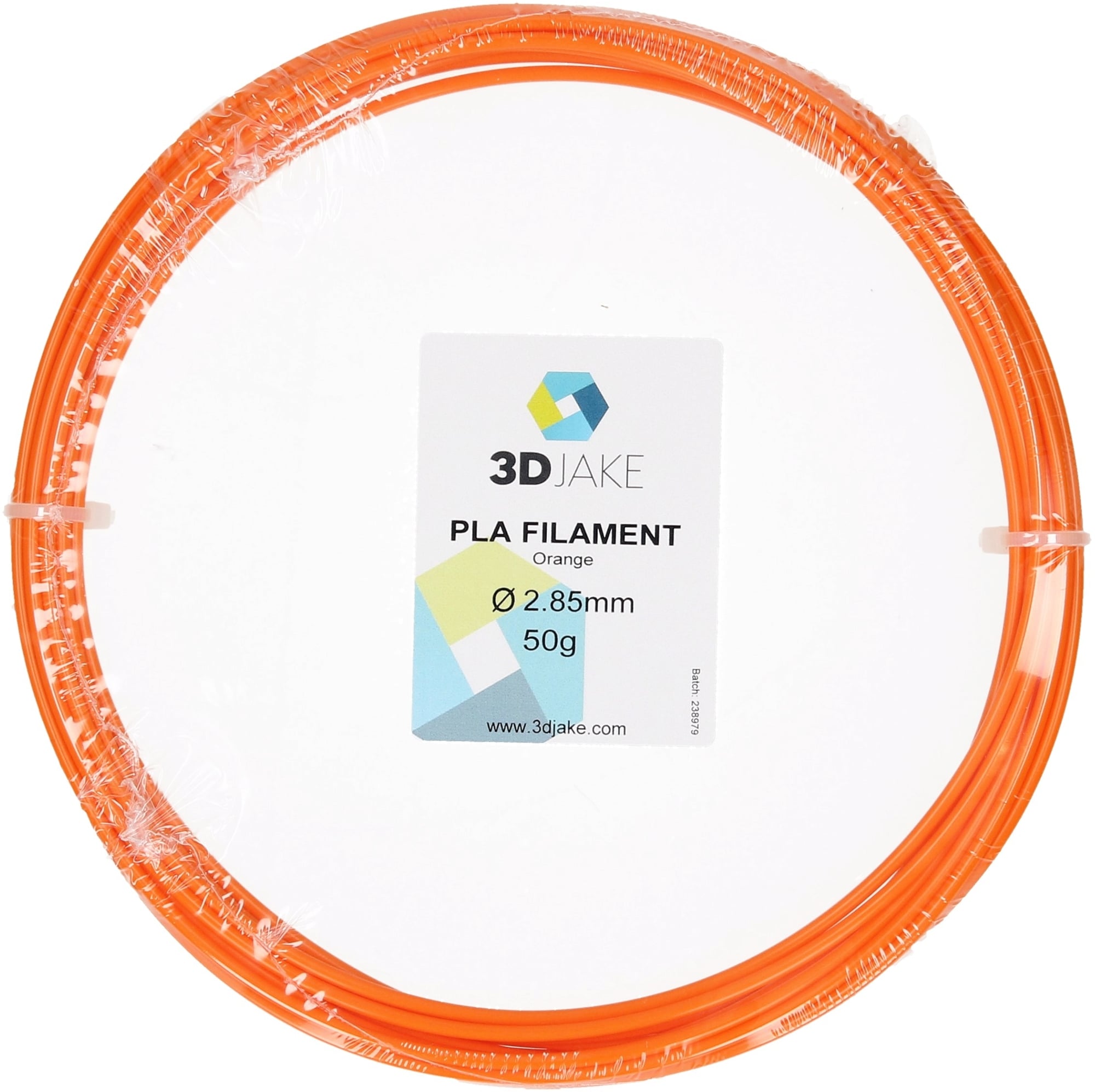 3DJAKE PLA Orange - uzorak 50g
