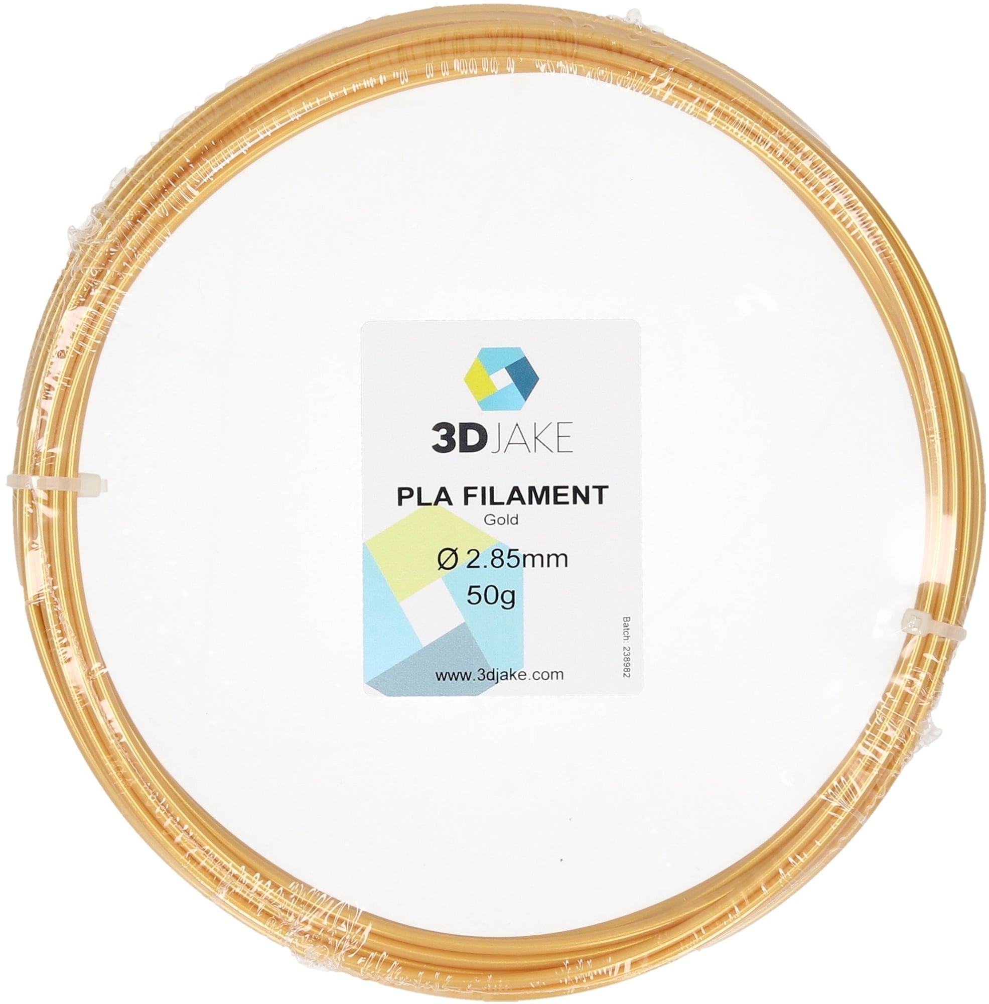 3DJAKE PLA Gold - Muster 50g