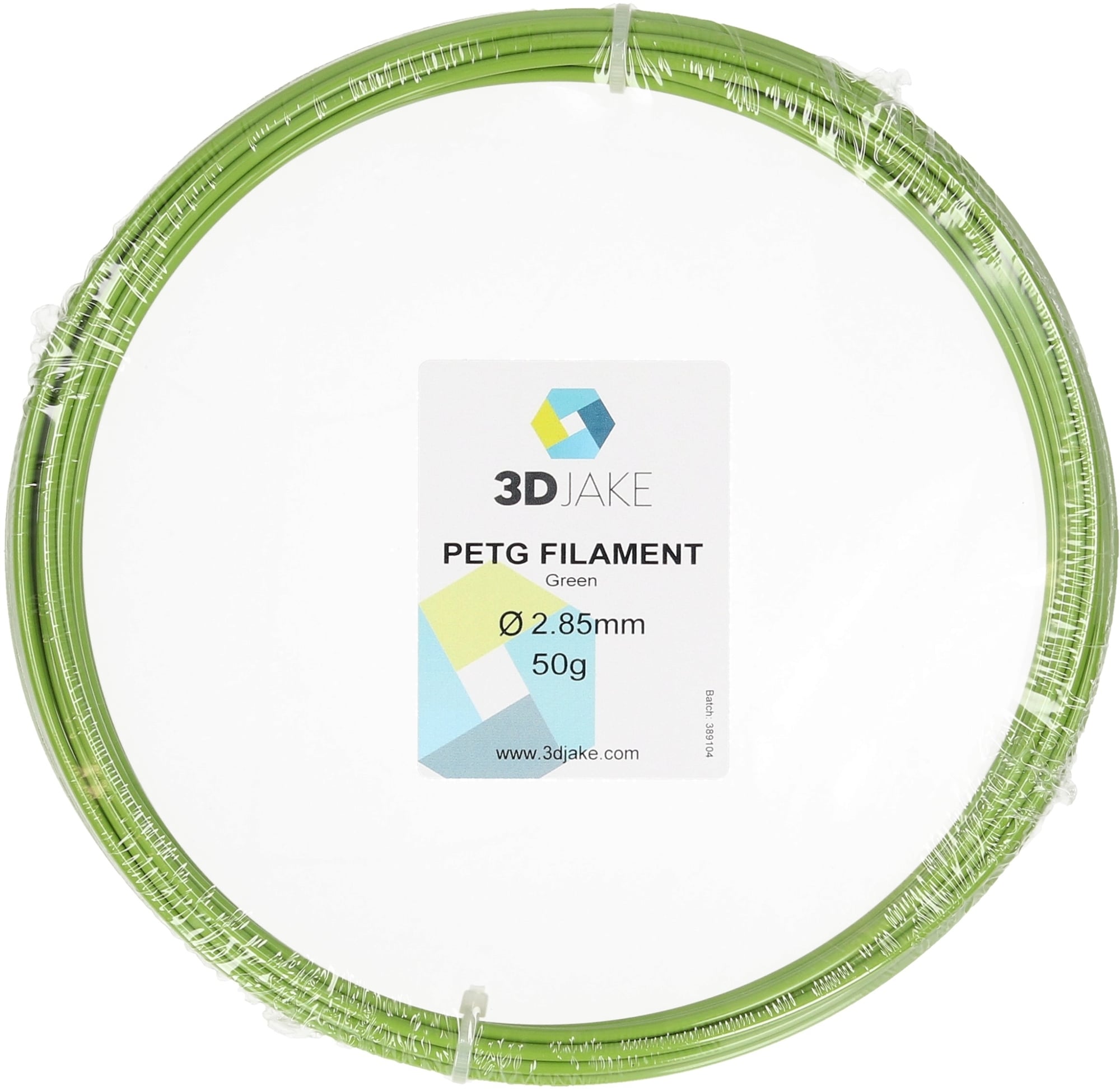 3DJAKE PETG Green - Muster 50g