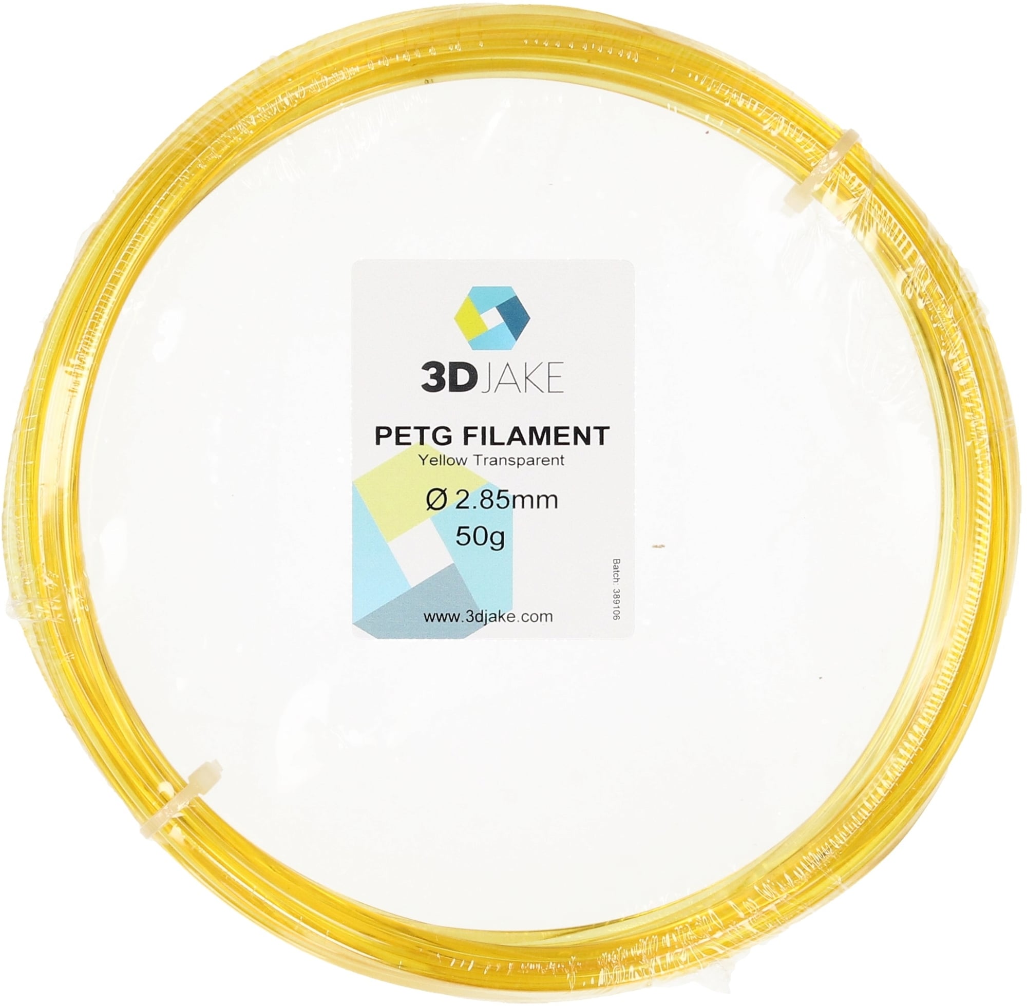 PETG Yellow Transparent - Campione Prova 50g