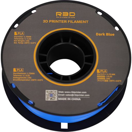 R3D PLA Dark Blue - 1.75 mm / 1000 g