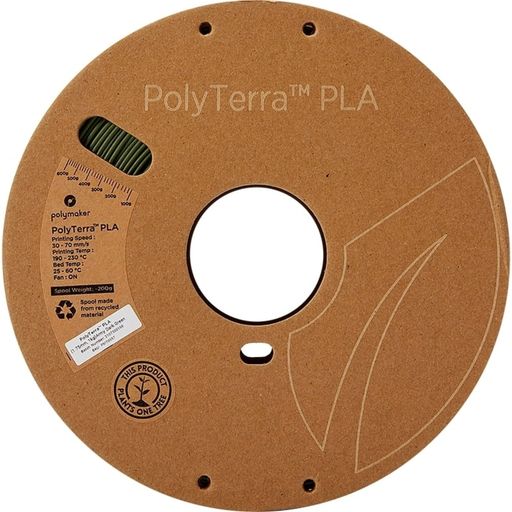 Polymaker PolyTerra PLA Army Dark Green - 1,75 mm / 1000 g