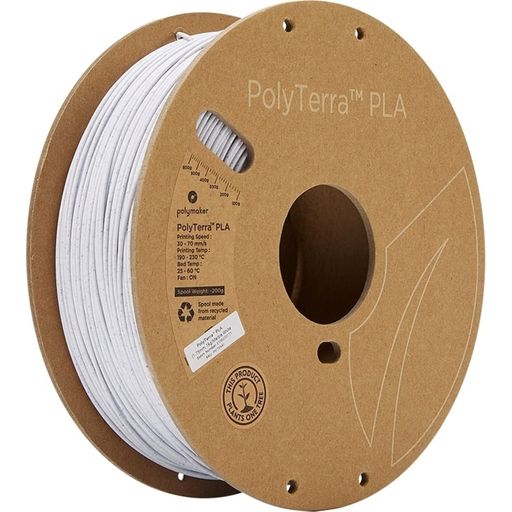Polymaker PolyTerra PLA Marble White - 1.75 mm / 1000 g