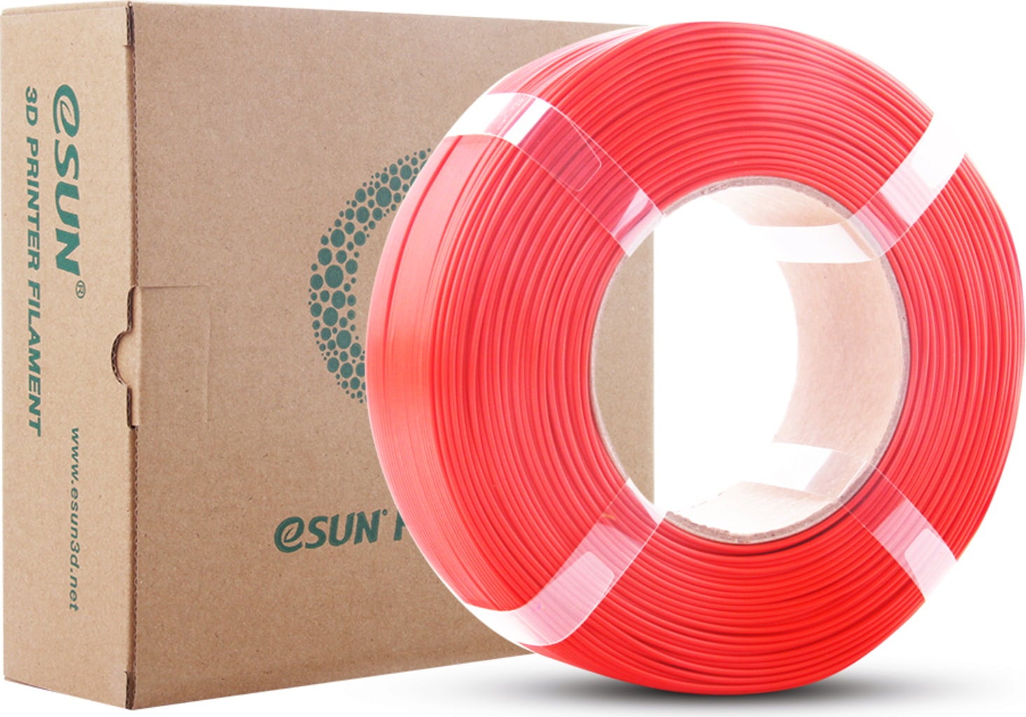eSUN PLA+ Refill Red - 1,75 mm / 1000 g