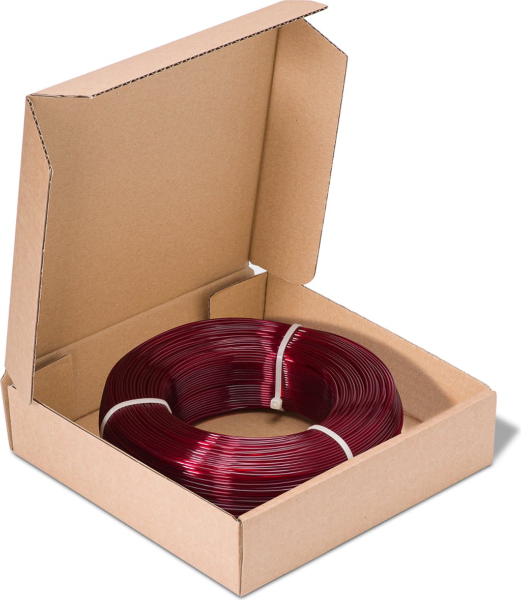 Fiberlogy Refill Easy PET-G Burgundy Transparent - 1.75 mm