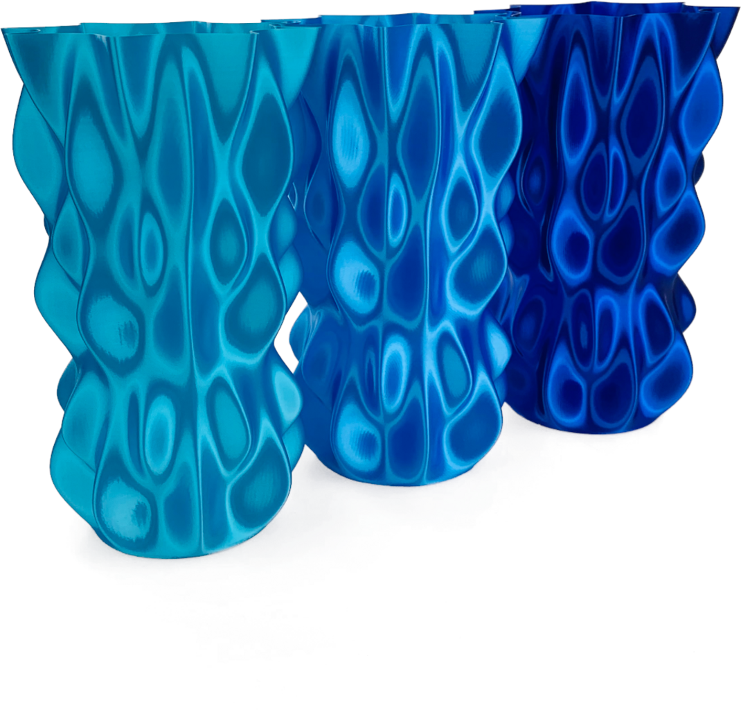 Fiberlogy FiberSilk Metallic Blue - 1.75 mm