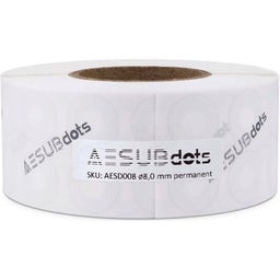 AESUBdots black&white - 8 mm