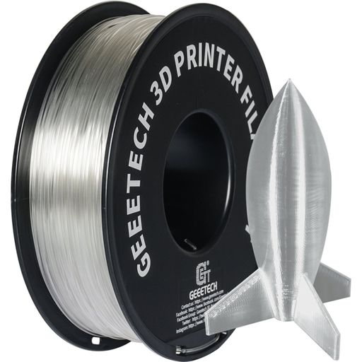 GEEETECH PLA Transparent - 1,75 mm / 1000 g