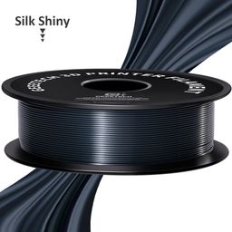 GEEETECH Silk PLA Noir - 1,75 mm / 1000 g