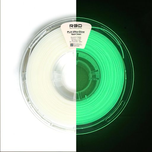 R3D PLA Ultra-Glow Neon Green - 1,75 mm / 1000 g