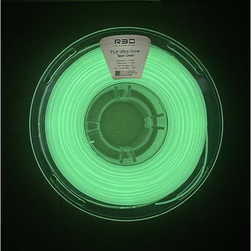 R3D PLA Ultra-Glow Neon Green - 1,75 mm/1000 g