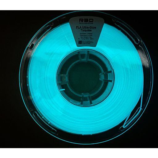 R3D PLA Ultra-Glow Turquoise - 1.75 mm / 1000 g