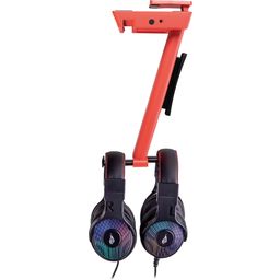 Vinson N1 dual balans gaming stalak za slušalice s RGB-om - crveno