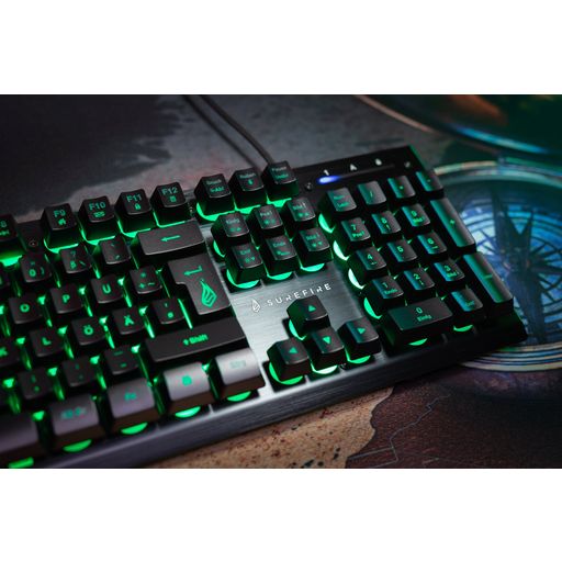 SureFire Kovová herní klávesnice Kingpin X2 RGB