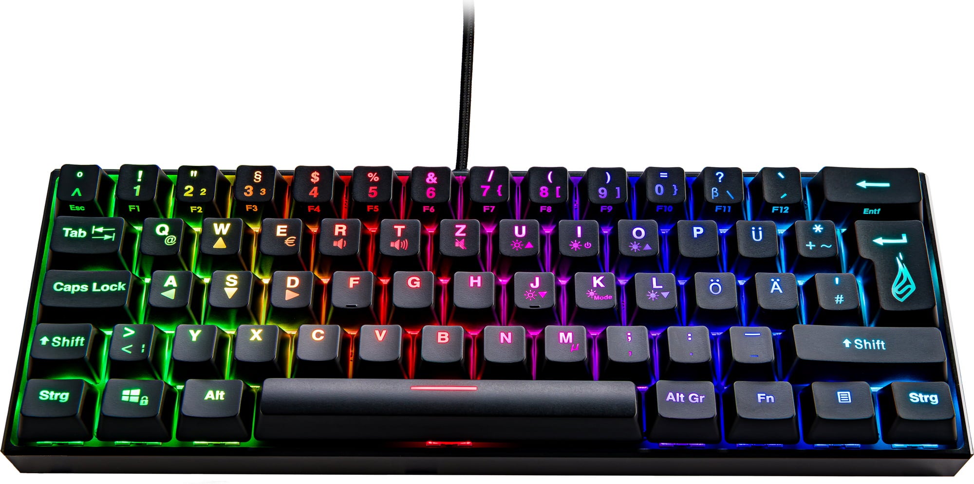 Clavier Gaming Mécanique 60 % Kingpin M2 RVB