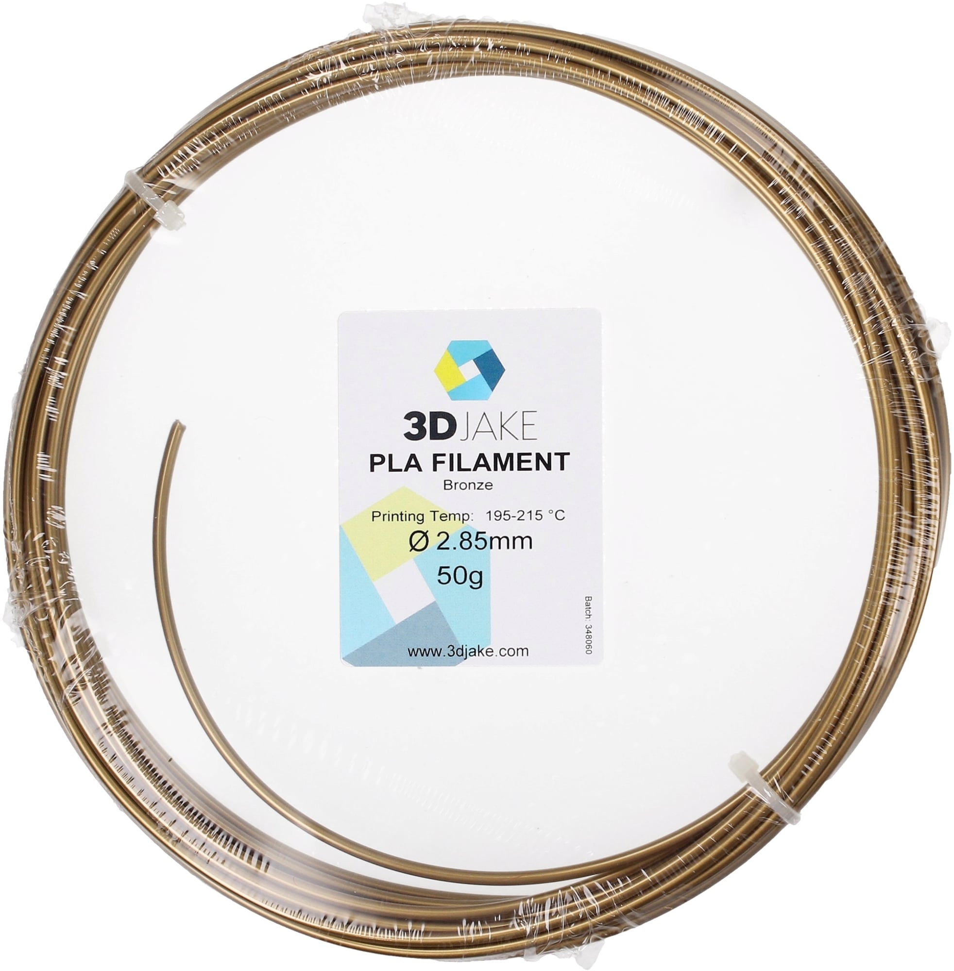 3DJAKE PLA Bronze - Échantillon 50 g
