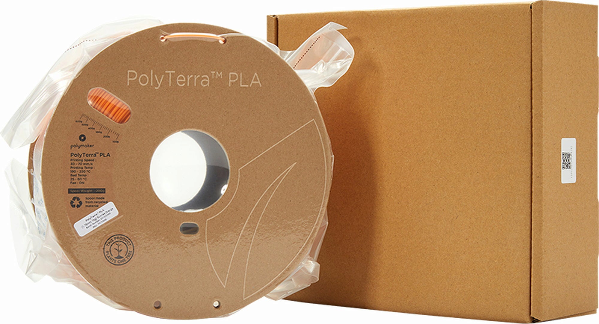 Polymaker PolyTerra PLA Sunrise Orange - 1.75 mm / 1000 g