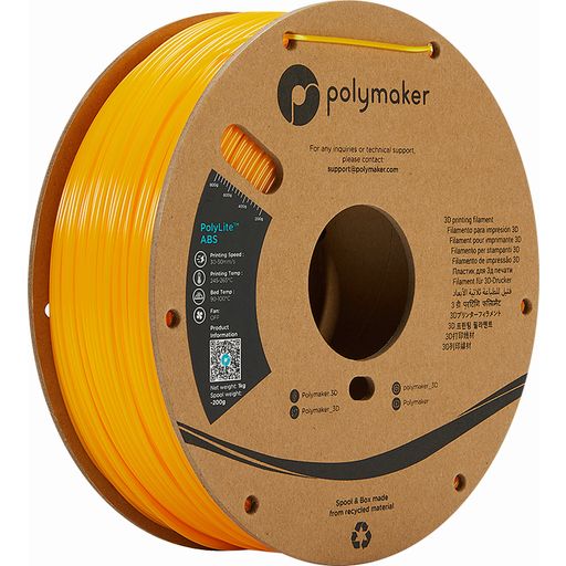 Polymaker PolyLite ABS Amarillo