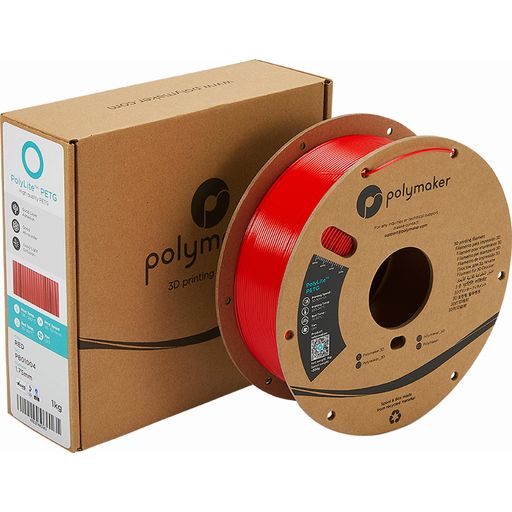 Polymaker PETG de PolyLite Rojo