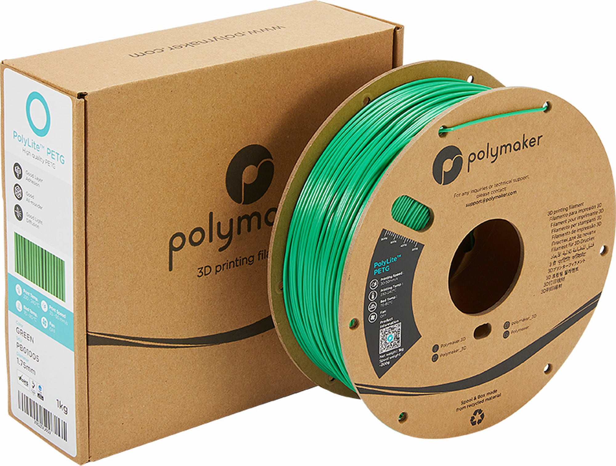 Polymaker PolyLite PETG Green