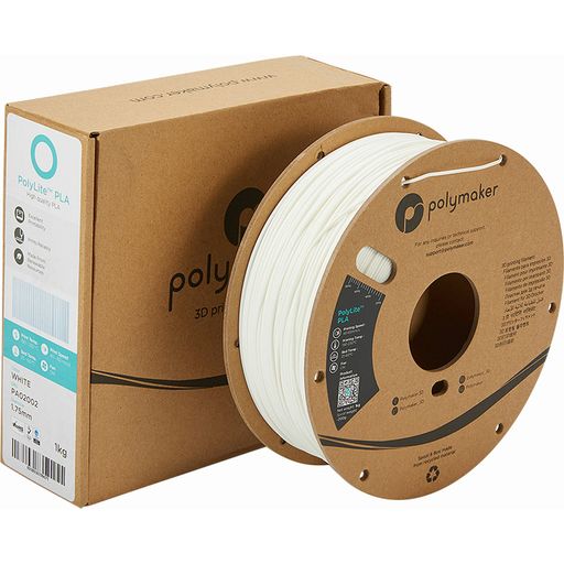 Polymaker PolyLite PLA Blanc
