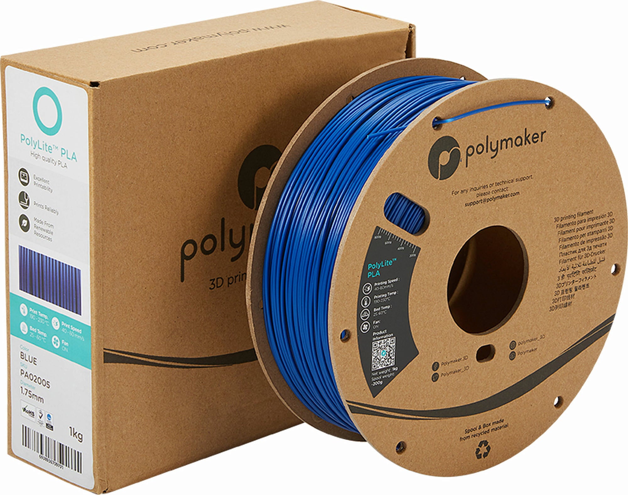Polymaker PolyLite PLA - Blue