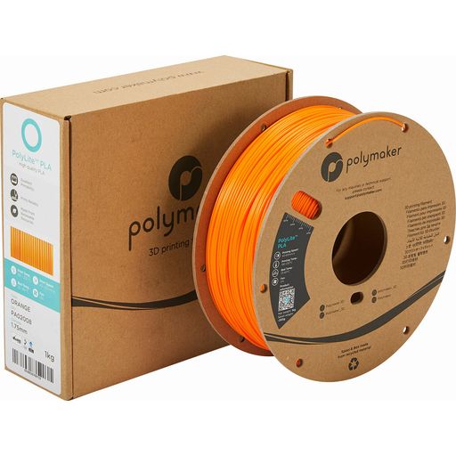 Polymaker PolyLite PLA oranssi