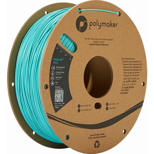 Polymaker PolyLite PLA True Teal (Turquoise)
