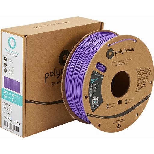 Polymaker PolyLite PLA fioletowy
