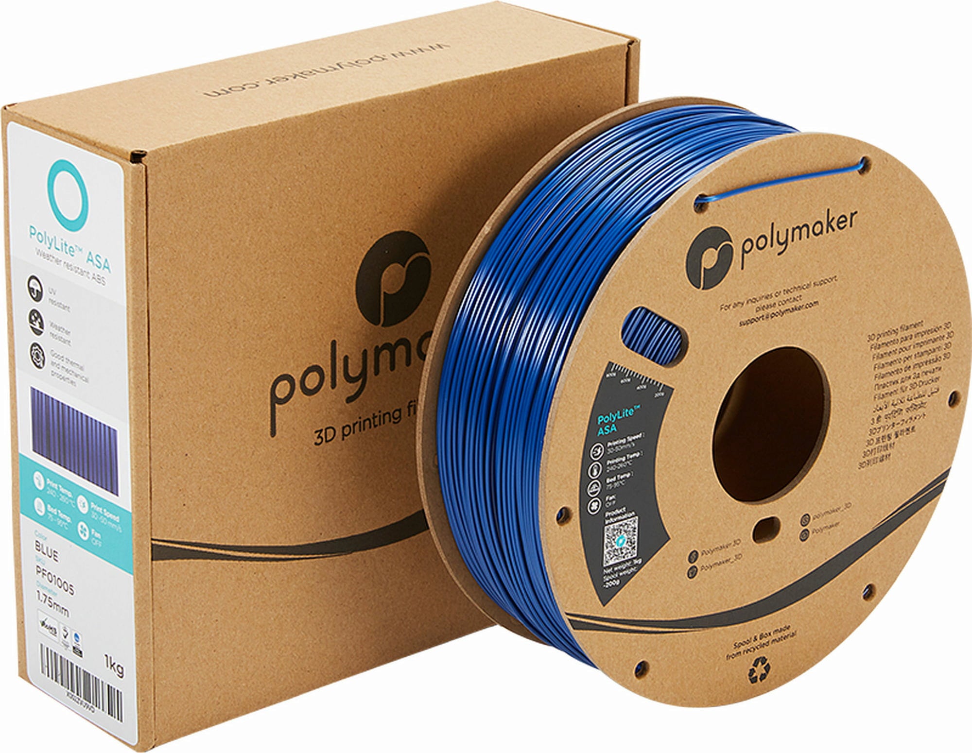 Polymaker PolyLite ASA Bleu