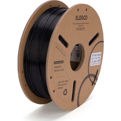 Elegoo PLA Fekete - 1,75 mm / 1000 g