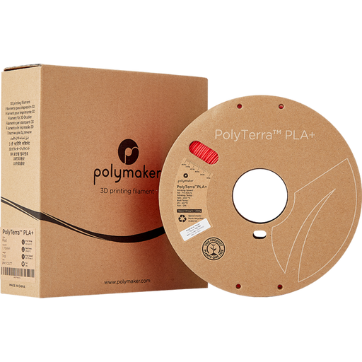 Polymaker PolyTerra PLA+ Red - 1.75mm