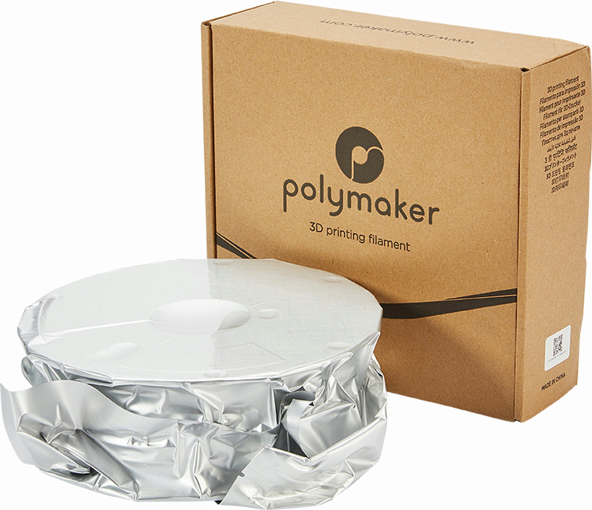 Polymaker PolyLite PETG Silver - 1.75mm