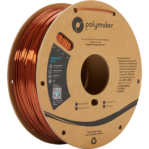 Polymaker PolyLite Silk PLA Bronze - 1,75 mm / 1000 g