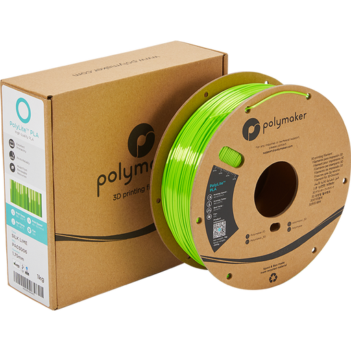 Polymaker PolyLite Silk PLA Lime - 1,75 mm / 1000 g