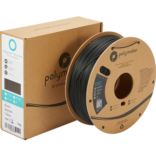 Polymaker PolyLite PLA PRO Black - 1,75 mm / 1000 g