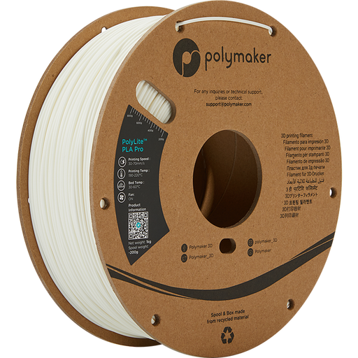 Polymaker PolyLite PLA PRO White - 1,75 mm